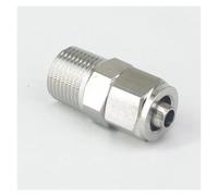 Qiuck Fit Hose O.DxI.D Raccord rapide hexagonal en acier inoxydable 304 mâle 10 x 8 mm