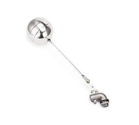 Qiufa 1/2" 3/4" 1" En Acier Inoxydable À Flotteur Robinet À Boisseau Sphérique, Flotteur Réglable Valve Réservoir D'eau Flottant Plier Le Coude À Boisseau Sphérique Contrôle De Débit / Réservoir De Ch