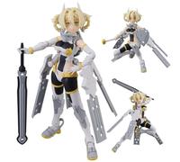 Qiufman 30MS SIS-F00 Yufia Figurine Anime Mecha Musume Figurine d'action 15 cm Kit de modélisation Anime Girls Statue interchangeable Décoration de Noël Cadeau
