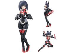 Qiufman 30MS SIS-K00-Micolulu Figurine Anime 14 cm Mecha Musume Figurine d'action Kit de modélisation Anime Girls Statue interchangeable Décoration de Noël Cadeau