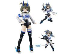 Qiufman 30MS SIS-N00 Sourei Figurine Anime Mecha Musume Figurine d'action 15 cm Kit de modélisation Anime Girls Statue interchangeable Décoration de Noël Cadeau