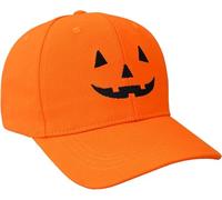 Qiukuicaoben Chapeaux de citrouille d'Halloween, chapeaux décoratifs amusants en forme de citrouille réglables (B)