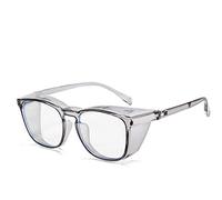 QIULAO Lunettes anti-pollen adultes, TR Cadre Miroir de pollen scellé tout compris, anti-vent, sable, poussière, gouttelettes, brouillard et lumière bleue, adapté aux lunettes de sécurité portée par l