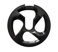 QIULKU Plateau de Pédalier,Plateau de Vélo VTT protéger chaîne Garde 42T 44T 46T 48T Plateaux en Plastique vélo pignon Protection chaîne Roue Housse de Protection(C 48)