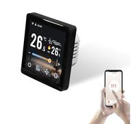 Qiumi Thermostat Intelligent pour Les systèmes d’air Central VRF/VAR | Écran Tactile Anti-Empreintes digitales 4" | Contrôle de l’Application Zigbee et Tuya | Nécessite Une passerelle ZigBee