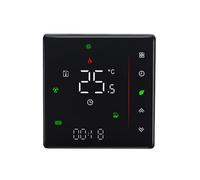 Qiumi Thermostat Modbus écran LCD pour systèmes CVC, 4 tubes | Régulateur température facile à installer, 95-245VAC, usage domestique et commercial