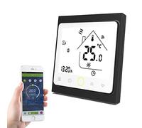 Qiumi Thermostat WiFi Intelligent Thermostat d'eau programmable WiFi Contrôleur de température d'affichage LCD Fonctionne avec Amazon Alexa Google Home IFTTT 5A 95~240V