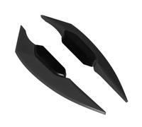QIUMING 1 Paire Aileron de Moto Aileron Aérodynamique Universel en Fibre de Carbone ABS aileron aérodynamique de carénage avantpour Moto Kit Winglet pour Plupart des Motos (Noir)