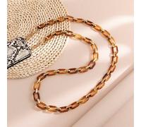 QIUMING 1 pièces Mode 120 cm téléphone Sangle Long Style Acrylique incliné Suspendu bandoulière téléphone chaîne Femmes Anti-Perte téléphone Portable Bijoux Accessoire