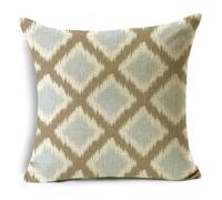 QIUMING 1 pièces Petite taie d'oreiller fraîche Couture géométrique Chambre Salon décoration Housse de Coussin 40 * 40cm/45 * 45cm/50 * 50cm