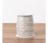 QIUMING 10 m/Rouleau 1.5mm métal Boule Ronde Perle chaînes Accessoires pour Colliers Bricolage Connexion chaîne étiquette chaîne Pendentif Bijoux résultats