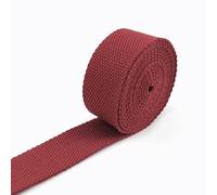 QIUMING 8 mètres 20-50mm 2mm épais Coton Sangle Bandes Toile Sangles Ruban pour Coudre vêtements Ceinture Bricolage Sacs Sangle Bande Accessoires