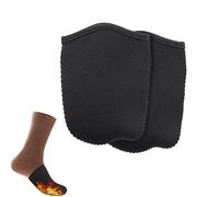 QIUMING Chaussettes à Orteils Chauffe-Orteils en Néoprène Couvre-Orteils Thermique d'orteils pour Camping d'hiver, à la randonnée, à la Course, au Bain de Glace, au Ski (Noir, Taille Unique)