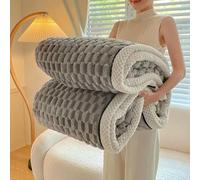 QIUMING Couverture en Velours de Tortue, Automne et Hiver, pour Dormir Chaud, Confortable, en Flanelle, Polaire, pour lit, Confortable, épaisse, Douce et Chaude
