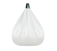 QIUMING Intérieur pour Housse de Pouf Housse de canapé Paresseux Pouf Sac de tripes en Maille Blanche sans Rembourrage Housse de Meuble