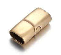 QIUMING Lot de 3 fermoirs magnétiques en Acier Inoxydable 8 x 4 mm, 10 x 5 mm, 12 x 6 mm, pour Bracelets, Accessoires, Fabrication de Bijoux