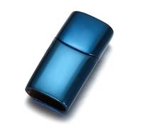 QIUMING Lot de 3 fermoirs magnétiques en Acier Inoxydable 8 x 4 mm, 10 x 5 mm, 12 x 6 mm, pour Bracelets, Accessoires, Fabrication de Bijoux