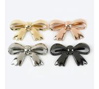 QIUMING Meetee Lot de 10/20 Boucles en métal avec nœud Papillon pour Chaussures, Sac à Main, Cuir, Artisanat, vêtements, étiquettes décoratives, Bricolage, Bagages, Accessoires