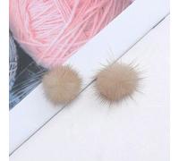 QIUMING Pompon Boule de Vison Doux 2.5cm 3cm, matériel de Bricolage, Boucles d'oreilles, Accessoires de décoration, vêtements, Chaussures, Chapeaux, Fournitures 10 pièces