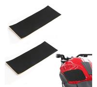 QIUMING protége réservoir moto contre les rayure stickers motoreservoir carbone Antidérapant et taillable à volonté Protection Moto Contre Les Chocs et Les Éraflures (noir, style 2)