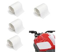 QIUMING protége réservoir moto contre les rayure stickers motoreservoir carbone Antidérapant et taillable à volonté Protection Moto Contre Les Chocs et Les Éraflures (Transparent, style 1)