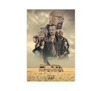 QIUMOD Poster du film Breaking Bad sur toile - Décoration murale pour salon, chambre à coucher - 20 x 30 cm