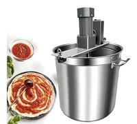 QIUNAOZI Robot Pâtissier Électrique, Bol Mélangeur, Acier Inoxydable 301, avec Tige De Mélange Et Racleur Stable, Plusieurs Vitesses, pour La Préparation De Confitures Et De Sauces 25L