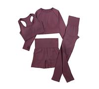 QIUNI Seamless Yoga Set Gym Vêtements Sportswear Yoga Suits for Women Fitness Set Survêtements Sports Bra Gym Leggings