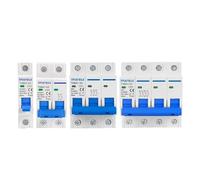 QIUSHIBO Disjoncteur Disjoncteur Miniature AC MCB 1P 2P 3P 4P 230V 400V 6KA Interrupteur à air 10A 16A 20A 32A 40A 50A 63A Protection Contre Les surcharges et Les Courts-Circuits Disjoncteurs(4P,40A)