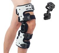 QiuShuiDr Genouillère Articulée Réglable, Genouillère De Déchargement Os-sur-os pour Arthrose, Genouillère De Déchargement Médial Ou Latéral, Jambe Gauche Ou Droite (Right)