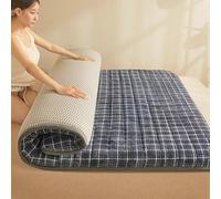 QiuShuiDr Matelas Futon Épais, Matelas De Sol, Matelas Portable Pliable Et Doux, Futons Japonais Simples, pour Invités, Dortoirs, Camping, Canapés Et Chaises Longues(Gray,Full(120x200cm))