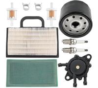 Qiuwanzia 273638 499486S Filtre à air pour BS 698754 95667 492932 808492 808656 Intek V-Twin 18-26 HP Moteurs pour JD LA135 LA120 LA130 pour Husqvarna pour Toro Tondeuse Pièces de rechange