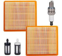Qiuwanzia 4180 141 0300 Filtre à air pour Stihl FS91 FS91R KM91R FS89 FS131 FS311 FC96 KM91R KM111R KM131 KM131R BT131 HT102 HT103 HT132 Élément de filtre à air pour débroussailleuse HT133
