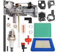 Qiuwanzia 498298 Carburateur pour Briggs & Stratton 492611 692784 495951 490533 495426 5HP Carb 112202 134202 112212 112231 112232 112252 112292 135202 133212 130202 Moteur avec Air Filtre