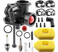 Qiuwanzia 499809A Carburateur pour BS 795477 795469 794161 794147 497619 795475 699660 498811 498809 494407 09J000 09L000 494775 498809 Tondeuse à gazon avec ressort de régulateur