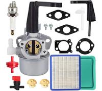 Qiuwanzia Carburateur 696065 697422 pour BS 110402 110412 5 CV 5,5 CV 6 CV 6,5 CV et 7 CV motoculteur pour Troy moteurs générateur pour Intek moteur pompe à eau carburateur 110402-0206-E1
