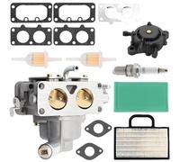 Qiuwanzia Carburateur 791230 pour BS 799230 796227 699709 499804 20HP 21HP 23HP 24HP 25HP 407777 405777 406777 40F777 40H777 40G777 20-25 HP Moteurs 4 Temps Intek V-Twin Tondeuse à Gazon Tracteur