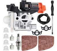 Qiuwanzia Carburateur FS94 HL94 pour débroussailleuses FS94R, FS 94, KM94R, HL94 R-Z, KM94 KM, FS HL 94, 94R pour ZAMA RC2 S243, pièces de rechange 4149 120 0602 avec bougie et filtre à air