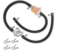 Qiuwanzia Filtre à huile pour tuyau de carburant, interrupteur essence, robinet universel pour essence 50cc 70cc 90cc 110cc 125cc 150cc buggies, quads, pit bikes, motos tout-terrain, karts