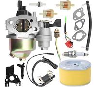 Qiuwanzia GX120 GX140 GX160 Kit Carburateur pour Honda 4HP 5HP 5.5HP 6.5HP Moteur 196cc WP20 Pompe à Eau HS55K2 Souffleuse 212cc 6.5hp Go Kart 179CC Nettoyeur à Pression Mini Bike 16100-ZH8-W51