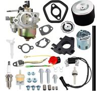 Qiuwanzia GX340 carburateur pour Honda GX270 GX390 GX420 11HP 13HP 16HP, pour équipement électrique de moteur 389cc 420cc 439cc énérateur tondeuse à gazon Go Kart 16100-ZE3-V01
