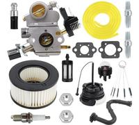 Qiuwanzia Kit de carburateur MS391 pour MS311 MS311Z MS311C MS391 PN WTE-9A WTE-17 1140 120 0601 1140 120 0605 Remplace 1140-120-0601 1140-120-0603 pour Stihl MS311