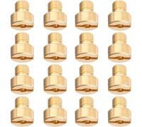 Qiuwanzia Lot 16 gicleurs Principaux de Rechange carburateur pour Mikuni VM22 VM24 VM26 125cc 150cc 200cc Moto Dirt Bike Racing Moteur Accessoires 88 90 95 98 100 105 110 115 120 125 130 135 140 145