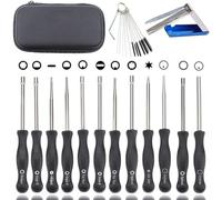Qiuwanzia Réglage de Carburateur Réglage Tronçonneuse Tournevis Reglage Carburateur Tronconneuse 2 Temps Set de 15 Outils pour Poulan pour Husqvarna pour STHIL pour Echo Débroussailleuse