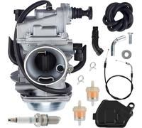 Qiuwanzia TRX350 carburateur Kit pour Honda Foreman 400 450 Fourtrax 300 350 TRX350TM TRX350TE TRX350ES TRX350FE TRX300 4 temps, quad, TRX 450 TRX450ES TRX450FE TRX450FM TRX450FW TRX450S