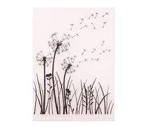 qiuxiaoaa Plastique Gaufrage Dossier Modèle DIY Scrapbook Photo Album Carte Faire Décoration Artisanat Pissenlit Bump Outil d'impression