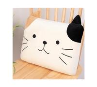 QIUYMGFG Coussin de Sol Coussin à Motif de Chat en Mousse à mémoire de Forme, 1 pièce, pour la Maison, Le Bureau et la Voiture, Parfait pour Le Support du Dos et de la Chaise Coussin Chaise(B2)