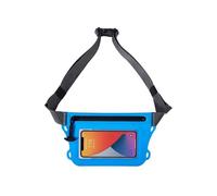 QIUYMGFG Dry Bag Sac Banane étanche avec Ceinture réglable, Sac Sec Tactile, Double Poche intérieure pour la Natation Sac de Sport avec(Blue)