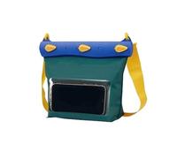 QIUYMGFG Dry Bag Sac de téléphone étanche à écran Tactile pour plongée, dérive, Natation, Parc Aquatique, Sources Chaudes, Plage, Voyage, bandoulière, Poitrine Sac de Sport avec(Large Green)