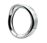 QIUYMGFG Ensemble de garnitures de phares de moto de 7 pouces et de feux antibrouillard de 4,5 pouces pour Harley Touring Road King Street Glide Softail Phare Protecteur Masque(7inch Trim Ring)